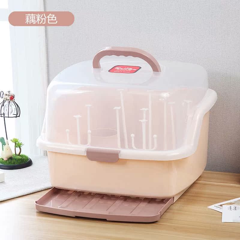 Portable bottle holder Baby bottle storage box Plastic baby tableware Milk powder box Childrens fireproof hot selling