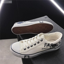Canvas shoes mens summer 2021 new couple shoes breathable cloth shoes mens classic low-top board shoes mens Korean version of the trend