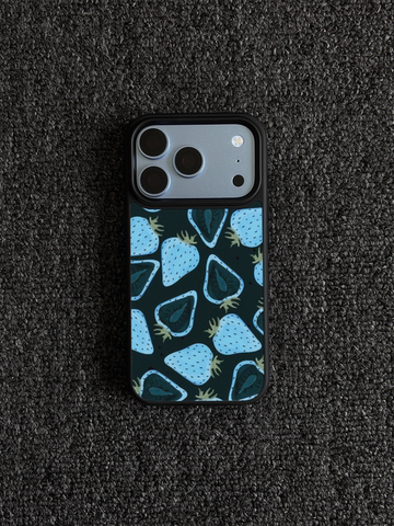 50+ of Various Designs – Strawberry Cut Bread & Emoji Gesture Pack iPhone Case