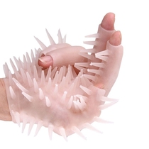 Interactive masturbation mace lower body gloves unisex orgasm interactive teacher pick soft rubber massage fun famous device fj