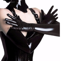 Rubber clothes latex clothes latex one-piece gloves adult products fun zh