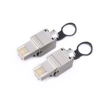 Huawei pressure-free crystal head Super Six category seven double shielded network cable universal connector giga crystal head pressure-free