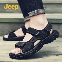 jeep jeep sports sandals mens summer 2021 New wear casual soft bottom sweat-proof mens beach sandals