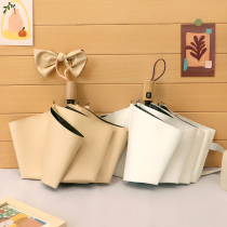 ins simple sunshade sun umbrella female dual-use male strong student fully automatic folding sun protection UV protection