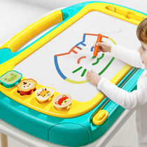 Childrens drawing board Household magnetic writing board Toddler baby oversized magnetic child doodle erasable drawing toy