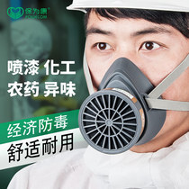 Baoweikang anti-filter and toxic dustproof mask breathable odor-proof dust spray paint special pesticide mask mouth and nose mask
