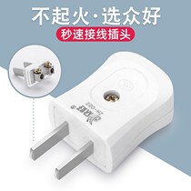 Household high-power 10a plug 16A2 pin three-pin leak-proof plug two-pin three-pin