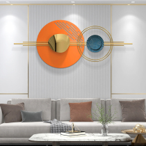 Living room TV wall decoration pendant simple sofa background wall creative Nordic wind iron art light luxury wall decoration wall hanging