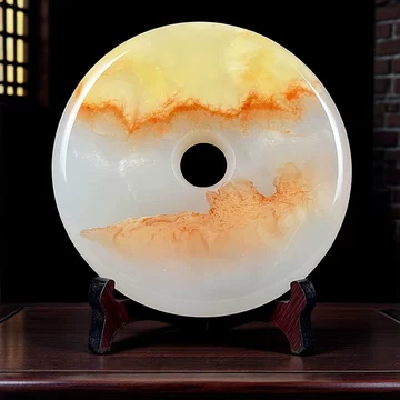 平安扣（玉璧）置物 阿富汗玉平安扣摆件-阿富汗玉平安扣摆件促销价格、阿富汗玉平安扣摆件