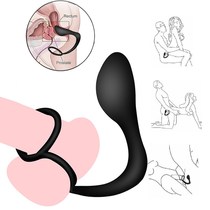 Adult Dildo Anal Butt Plug Ring Sleeve Strapon Delayed Ejacu
