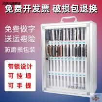 Mobile phone safe deposit box with lock transparent student portable staff storage cabinet restaurant troop meeting storage box