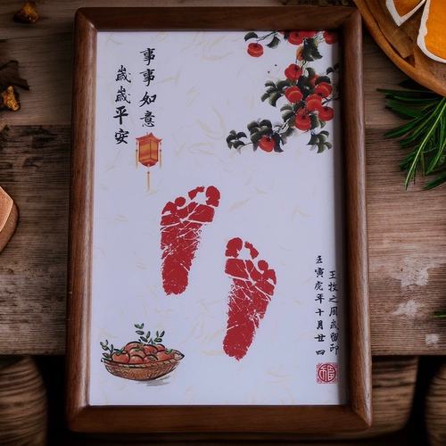 Памятная хваталка для новорожденных, отпечатки рук и ног, подарок на день рождения