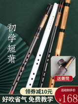 Xiao Instrumental Professional Hole Xiao Eight Holes Six Xiao Flute Introductory Beginology Short Long Purple Bamboo Flute Playing G Tune F South Xiao Xiao