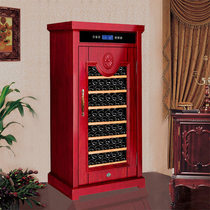 FGH rich red 128 solid wood constant temperature wine cabinet Tea refrigerator Cedar wood moisturizing cabinet