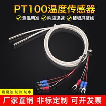 PT100 temperature sensor probe platinum thermal resistance waterproof corrosion high temperature thermocouple patch temperature transmitter