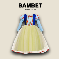 Italy BAMBET girl snow white dress childrens Aisa dress spring and autumn ice girl skirt