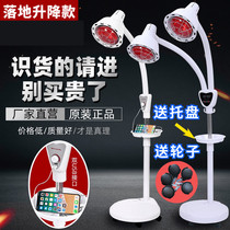 Roasting lamp physiotherapy household hot compress double head infrared physiotherapy lamp far infrared beauty salon special electric baking heating