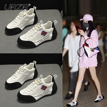 URZR2022 Spring New Climbing Sports Casual Shoes 100 Hitch Mesh Facet White Shoes Women Ins Tide Daddy Shoes