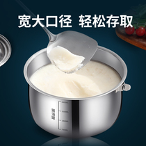 Stainless steel pig oil tank oil basin drum with lid household kitchen high temperature resistant large capacity oil tank oil storage tank filter