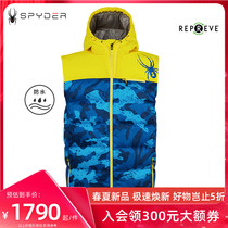 SPYDER SPIDER SNOW Autumn Winter Men SKI Series Waterproof Ski Suit Goose Down down vest 20UF203M