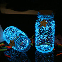 Starry Sky bottle luminous wishing bottle cork fluorescent sand glass bottle star origami transparent drift bottle finished gift