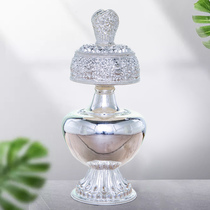 Pure silver handmade bang pot Tibetan Buddhist supplies tantric Ven pot pot Ben bar pot treasure bottle net kettle