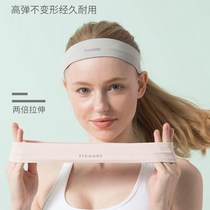  Sports hairband sweat-absorbing summer childrens fitness sweat-inducing headscarf men and women yoga running hair antiperspirant belt double silicone