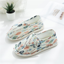 Moon shoes spring and autumn bag with postpartum breathable maternity shoes thick sole October non-slip autumn indoor maternal slippers