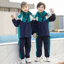 Primary school uniforms three-piece Winter class uniforms sportswear kindergartens garden uniforms autumn and winter suits customization