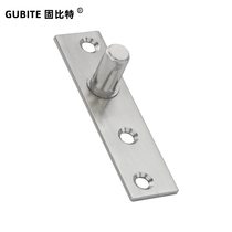 Solid ground spring door Stainless steel top shaft Upper shaft Frameless door Frameless door Sky shaft T-axis 7 sub-iron simple piece