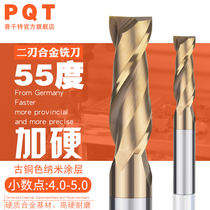 PQT alloy milling cutter coated tungsten steel knife 2 edge 4 1 4 2 4 3 4 4 4 5 4 6 4 7 4 8 4 9