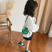 Baby Bag Super Cute Cat Cute Cat Card Tunic Bag Children Small Round Bag Fashion Foreign Air Princess Bag Girl Slanted Satchel Bag