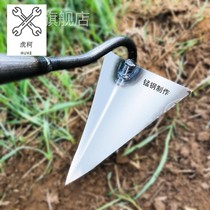 Triangle hoe hoe trenches and hoe ditch pine points hoe hoe point hoe seedling farming tool opens a trench shovel