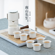 Mr. Nanshan suspense kung fu tea set home living room simple high-end light luxury automatic lazy tea making artifact
