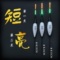 New short bright nano electronic night light drift 2 eyes fishing drift small short foot tail shallow water drift winter ice fishing long pole point fishing