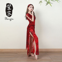 Sheng home Oriental dance national robe baladi practice costume belly dance set 2021 new dress