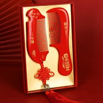 Wedding Supplies Great Full Red Comb not easy to break Hebridal Wedding Comb a couple of new wedding dressers Wedding Suits
