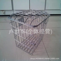  Electric bicycle stainless steel iron basket car basket with cover car basket Electric vehicle accessories