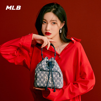 MLB official male and female couple retro old flower bucket bag female NY skinny bag casual trend sport autumn and winter BG 34