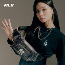 MLB official men and women chest bag vintage old running bag NY shoulder shoulder bag sports leisure autumn winter New BGC9
