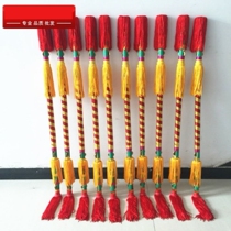 Square dance a beating money pole with a resounding flower stick lian Xiang Lion Whip Money Rod bronze Money Rod Lotus van Sport