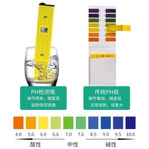 Test strip solution PH test pen Water quality test paper Fish pond pH meter Handheld detector Digital display PH