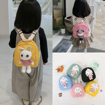 Childrens small school bag infant garden 1-3 years old 2 boys and girls cute baby backpack light mini cartoon backpack