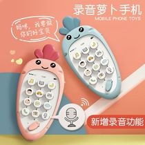 Mini mobile phone toys children fake phone learning machine puzzle baby baby can gnaw early childhood children play