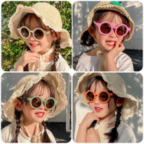 Children sunscreen sunglasses boy girl baby sunglasses wave boy girl summer polarized anti-UV glasses