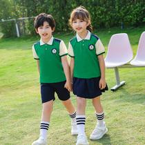 Kindergarten Garden uniforms Inn Wind Childrens pure cotton School clothes Summer college suit Summer clothes Elementary school Childrens class clothes graduation suit