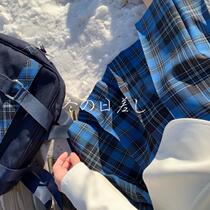 Kasukabe (Jinnanzhong)spot drop n factory Japanese wool cooperation jk uniform grid skirt sold out