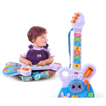 1 Childrens music guitar can play baby puzzle early education girl story instrument violin child toy piano