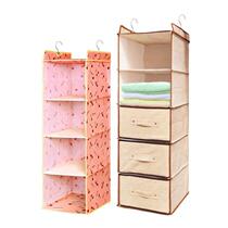 Silk Rain Hemp Cloth Wardrobe Containing Hanging Bag Wall Hanging Suspended Clothing Collection Bag Wardrobe Dorm Room Student Containing deity