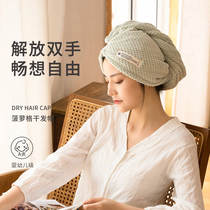 Dry hair hat female super absorbent quick-drying Baotou towel shampoo shower cap thickened 2021 new dry hair artifact winter